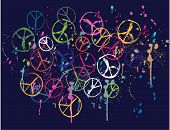 picture of peace  - scribble peace graphic - JPG 