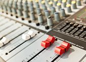 image of mixer  - Music Recording Mixer Cannel powered mixer  - JPG 