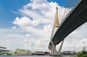 foto of bridge  - Bhumibol Bridge - JPG 
