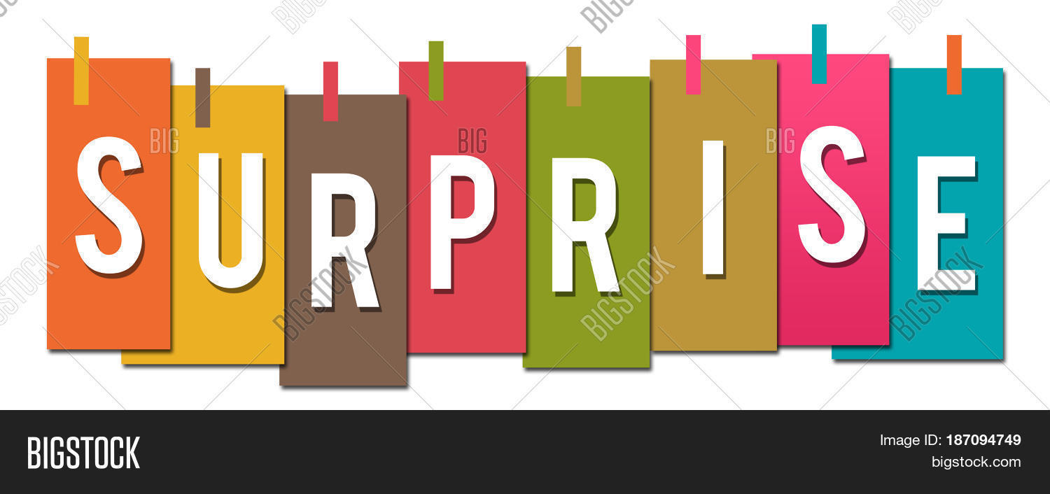 Surprise Text Written Over Vibrant Image & Photo Bigstock