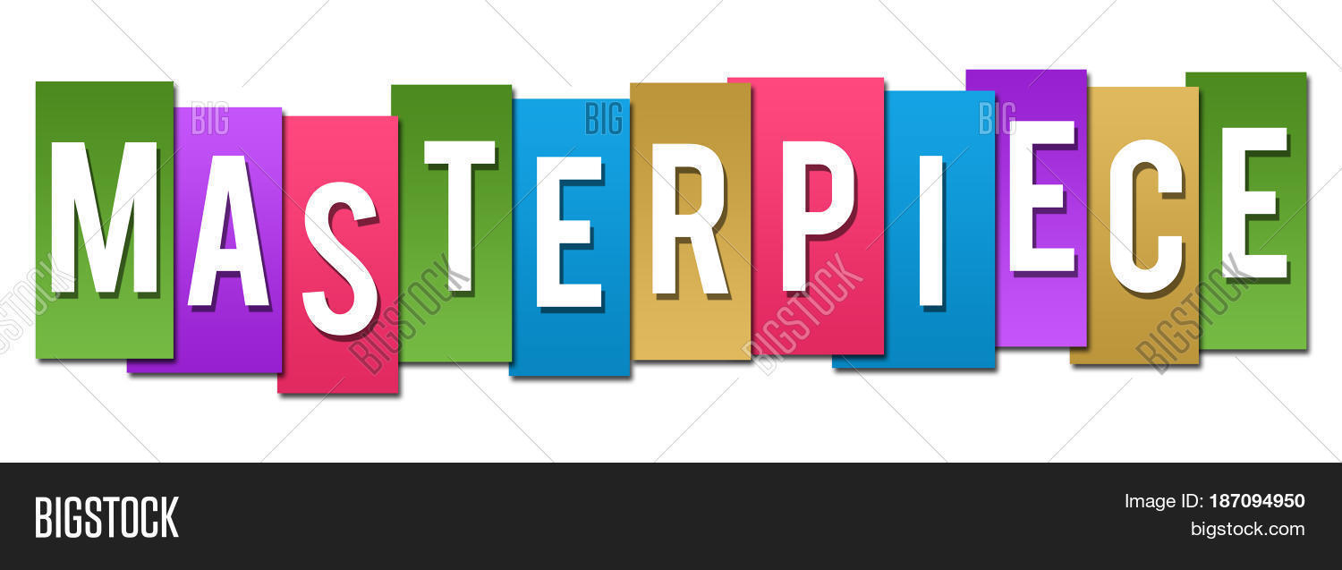 Masterpiece Text Written Over Image & Photo Bigstock