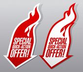image of symbols  - Special quick action offer fiery symbols - JPG 