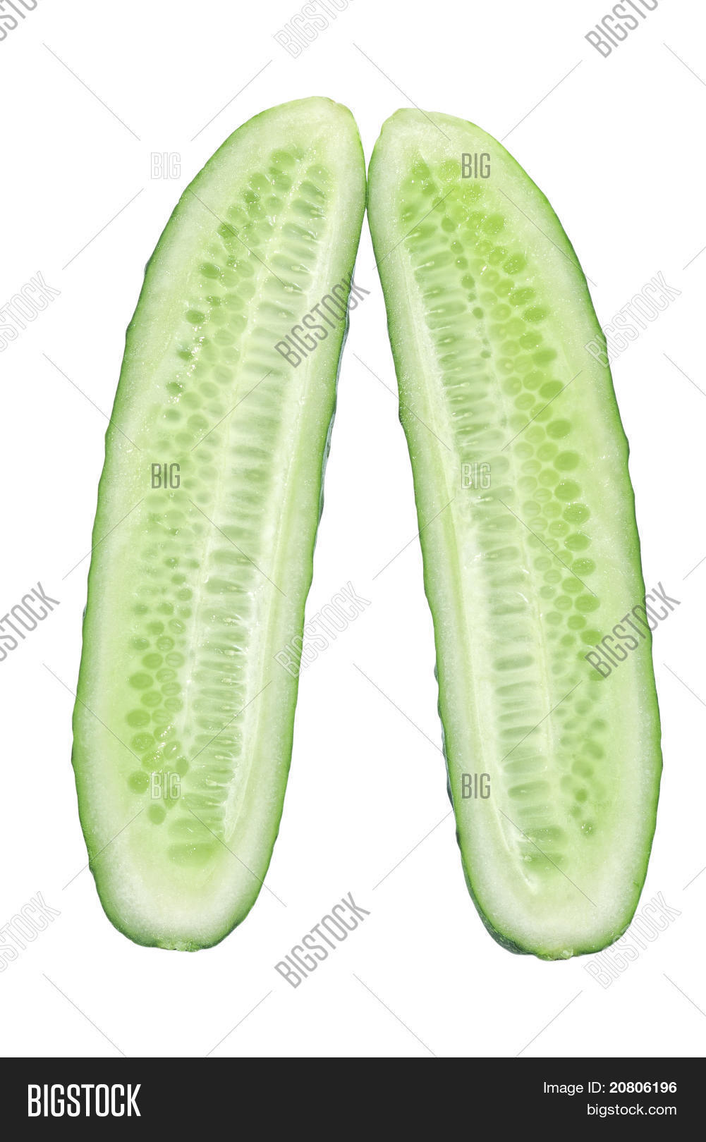 Cross Section Cucumber Image & Photo Bigstock
