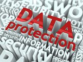 stock photo of data  - Data Protection Concept - JPG 