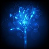 pic of technology  - Abstract retro technology lines with bokeh vector background - JPG 