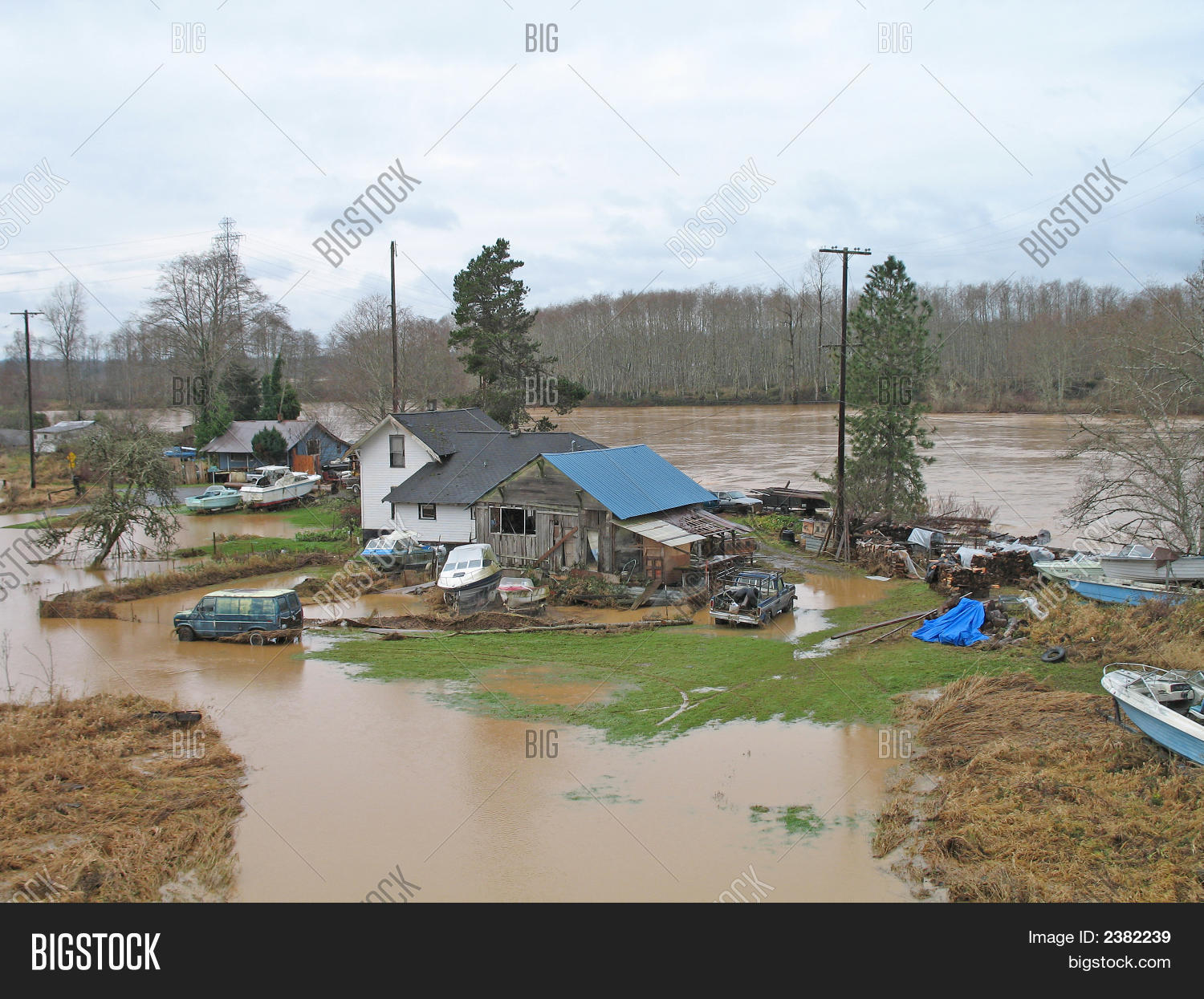 Chehalis River Flood Aftermath, 2007 Stock Photo & Stock Images Bigstock