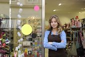 pic of business  - small business owner in front of gift store - JPG 