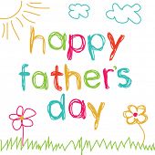 picture of cartoon  - Hand Drawn card for Father - JPG 