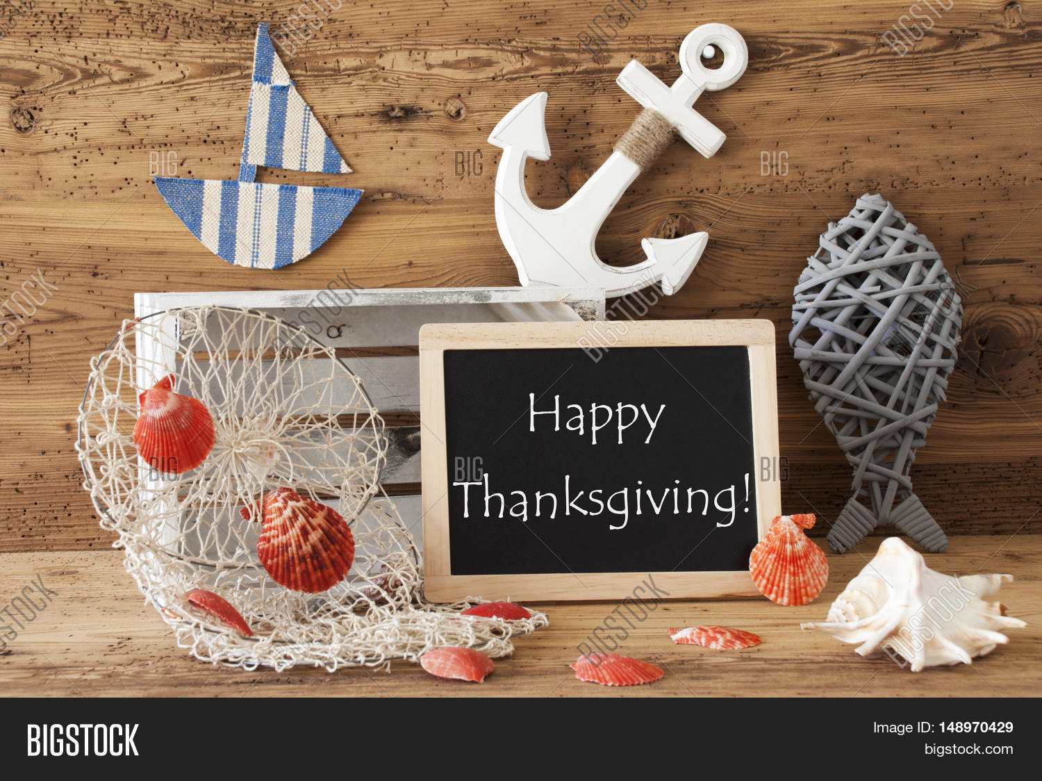 Blackboard Nautical Summer Image & Photo Bigstock