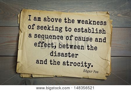 Poster: TOP30 Aphorism by Edgar Allan