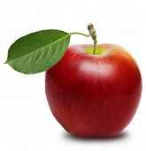 image of yield  - Red apple isolated - JPG 