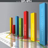 picture of future technology  - Vector 3D graph - JPG 
