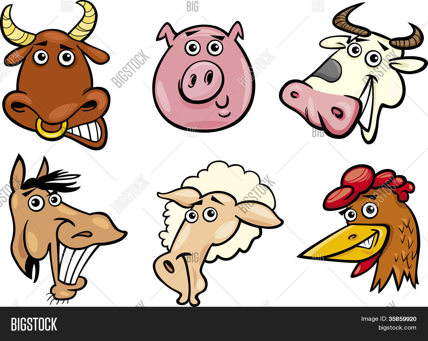 Cartoon Dieren