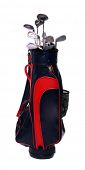 image of golf  - Two color golf clubs bag  - JPG 