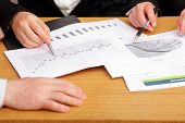 stock photo of investment  - Monitoring company balance dynamics - JPG 