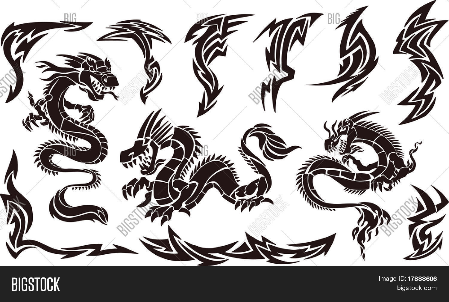 vector illustration iconic dragons vector amp photo bigstock vector illustration iconic dragons vector amp photo bigstock