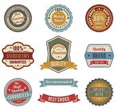 image of objects  - Vintage labels set - JPG 