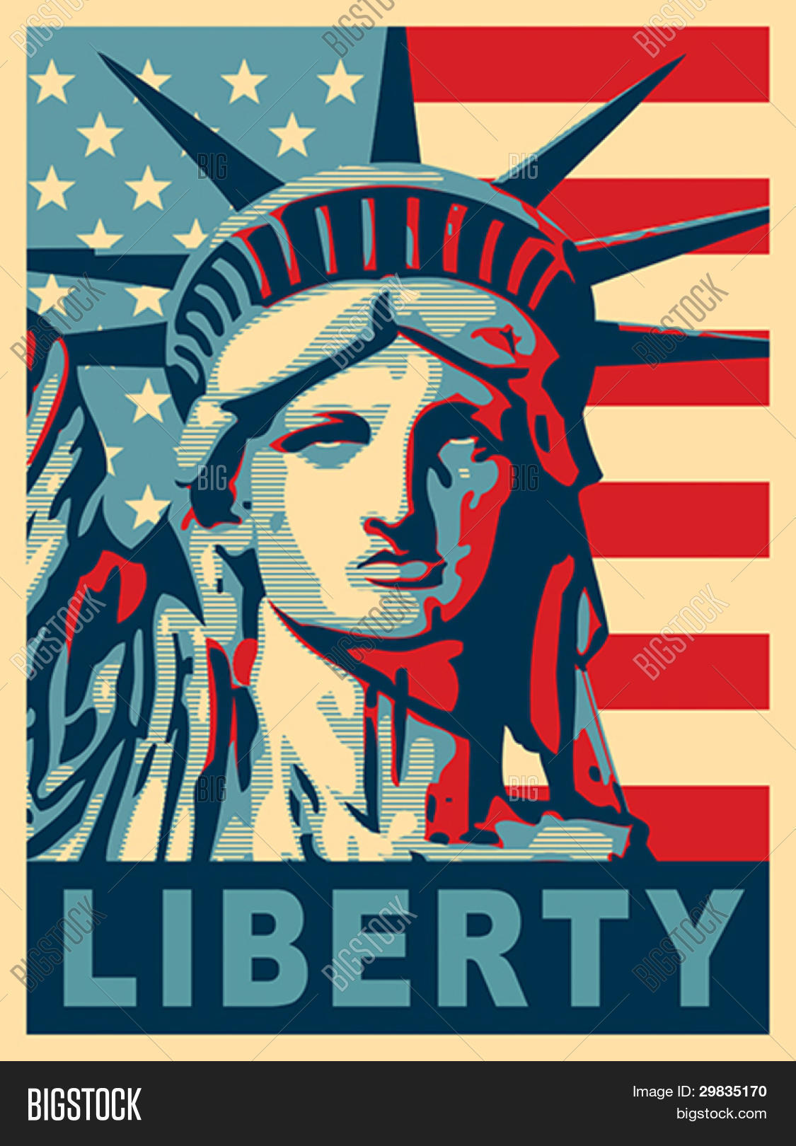 Statue Liberty. New York Landmark Vector & Photo Bigstock