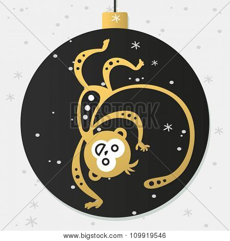 new year decoration monkey new year monkey vector decoration icon 2016 new year decoration monkey new year monkey vector decoration icon 2016