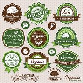 image of health  - Collection of eco and bio labels - JPG 