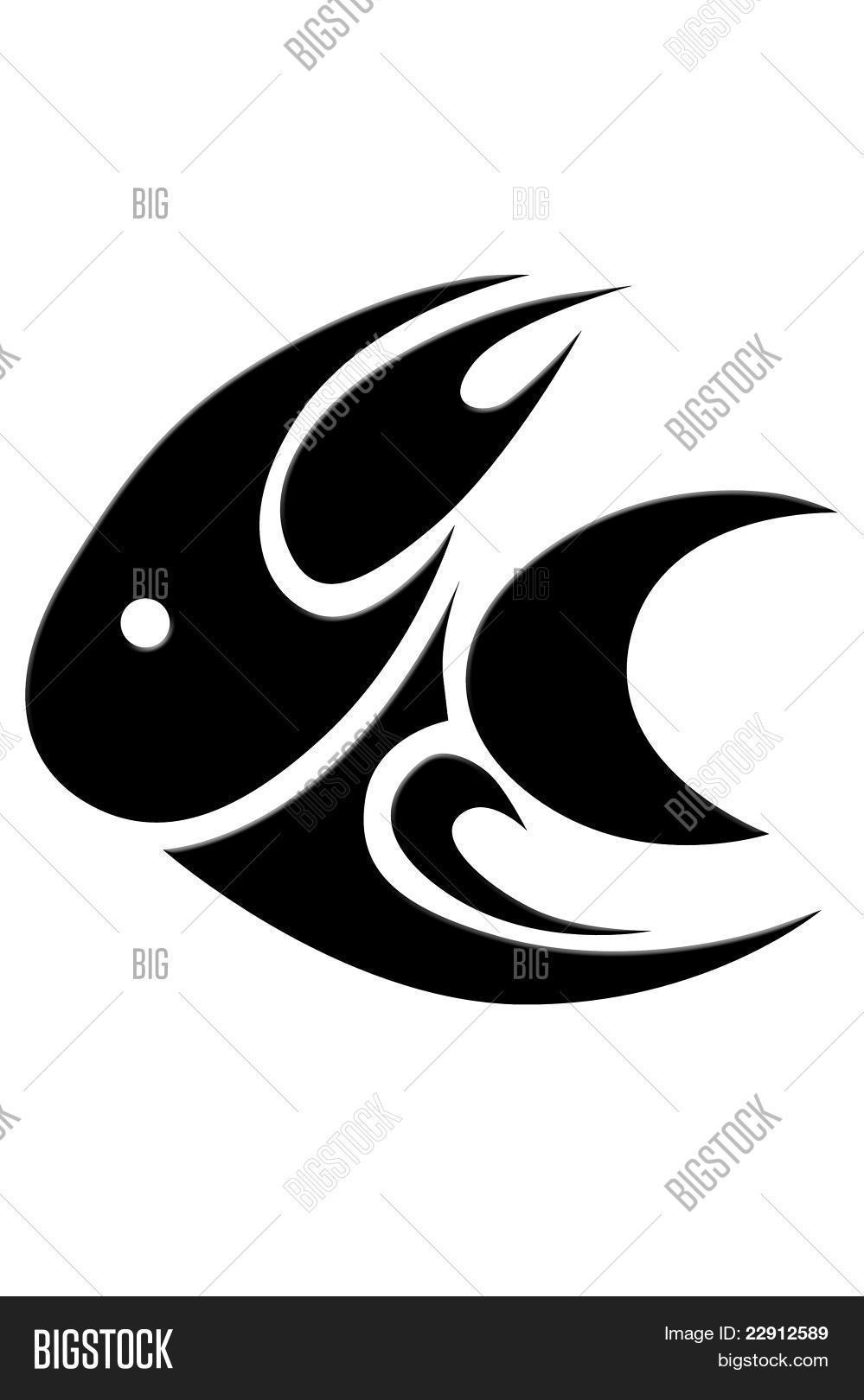 Tribal Fish Vector & Photo Bigstock