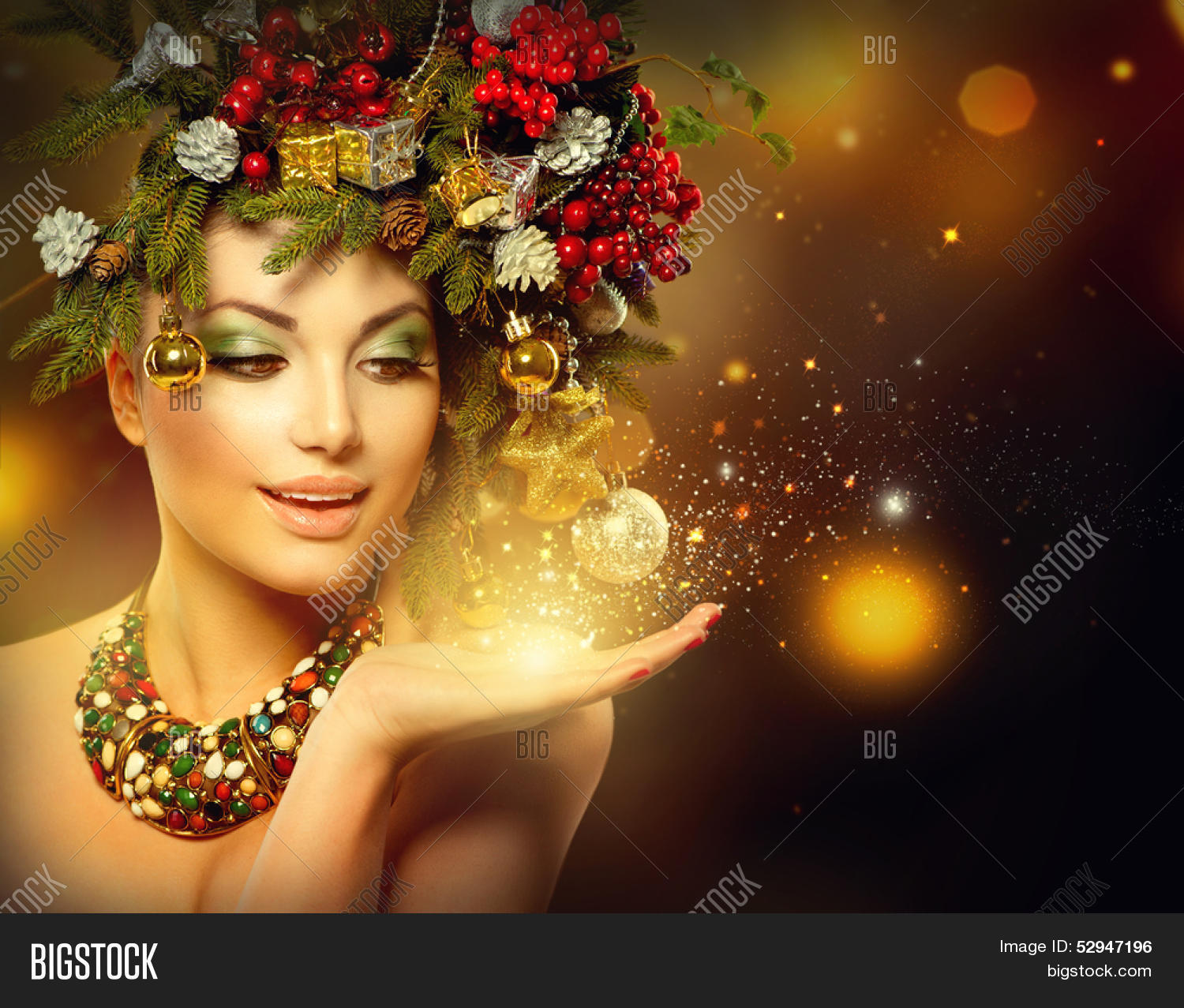 new year model winter miracle image photo bigstock new year model winter miracle image photo bigstock