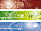 picture of computer technology  - Technology Banners set - JPG 