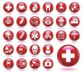 picture of medical  - Set of medical icons - JPG 