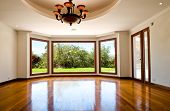 stock photo of interior  - Empty big living room - JPG 