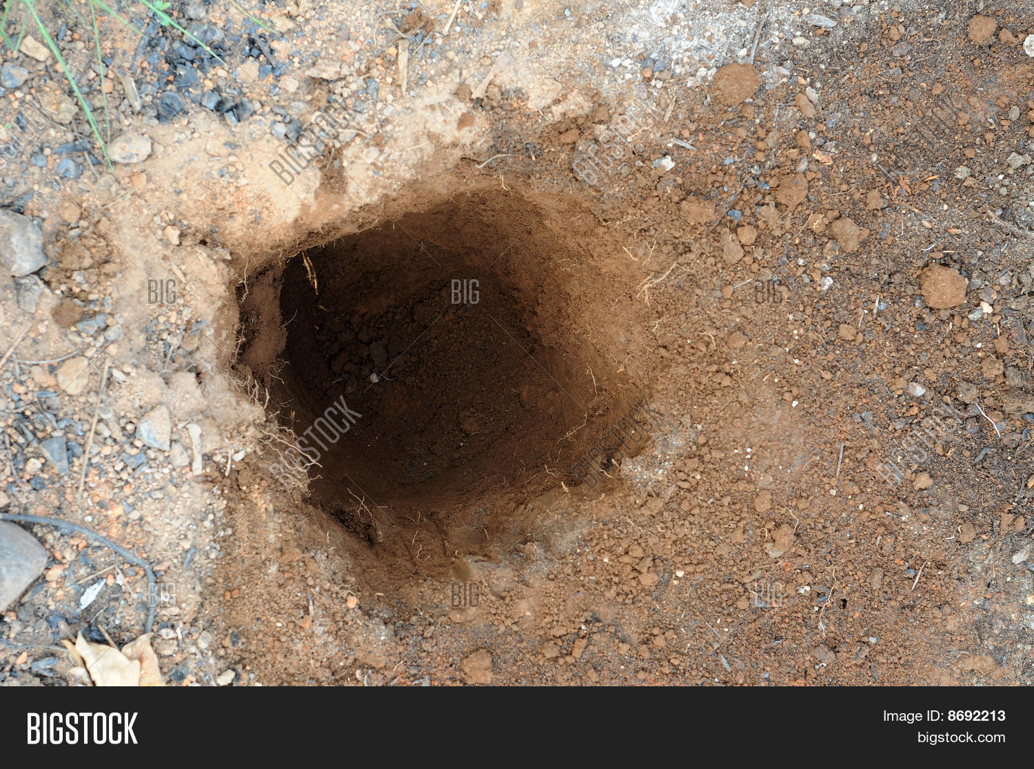 Dirt Hole Stock Photo & Stock Images Bigstock