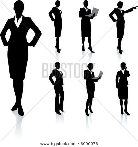 Vectores y fotos en stock de Colección de silueta de mujer de ... Vectores y fotos en stock de Colección de silueta de mujer de ...