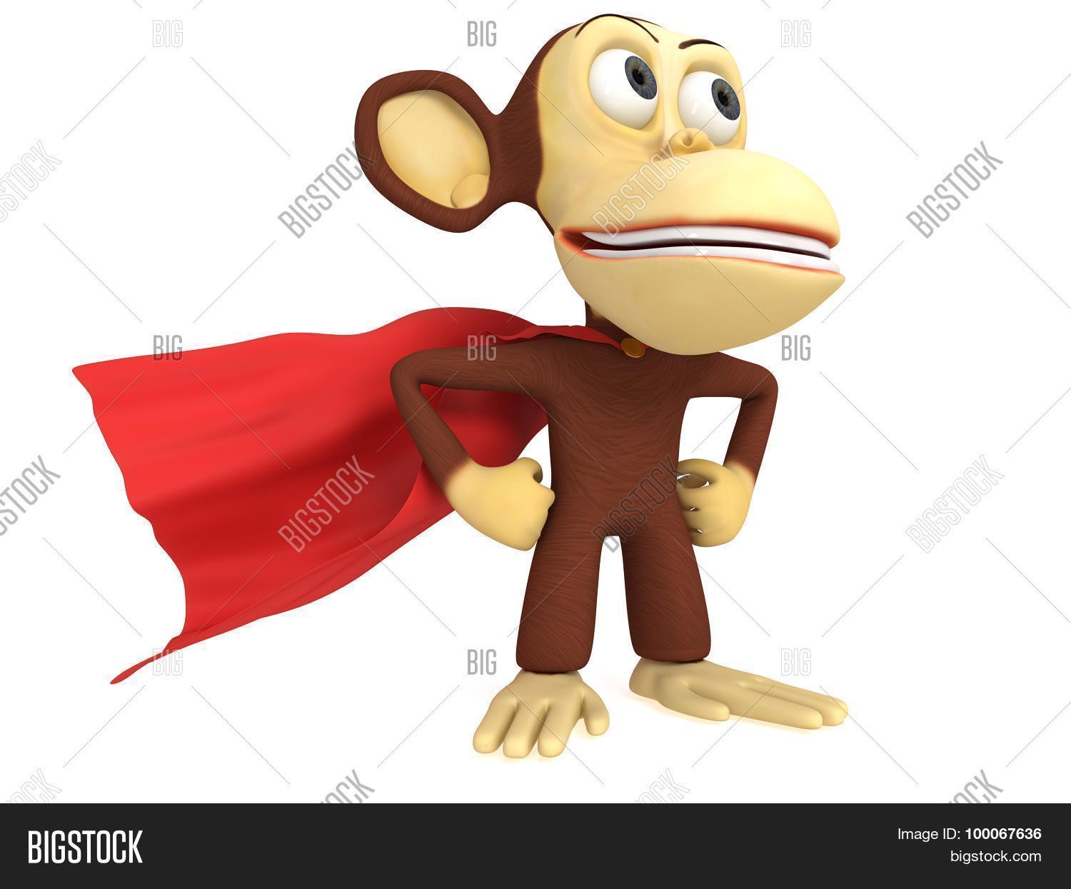 3D Superhero Monkey Image & Photo (Free Trial) Bigstock