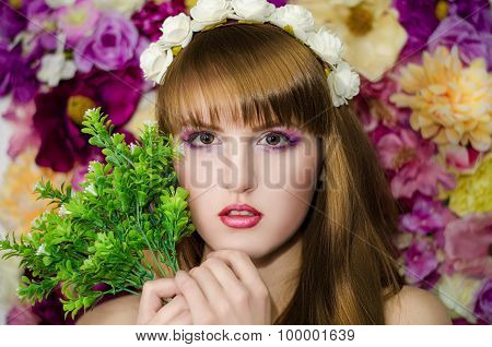Flower beauty girls