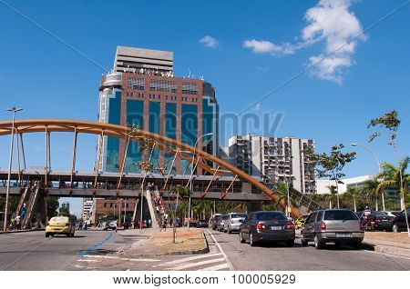 Cidade Nova district view with Presidente Vargas Avenue