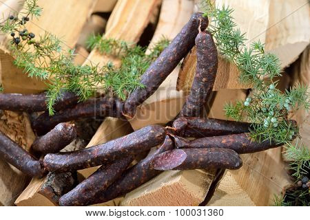 Cured sausages