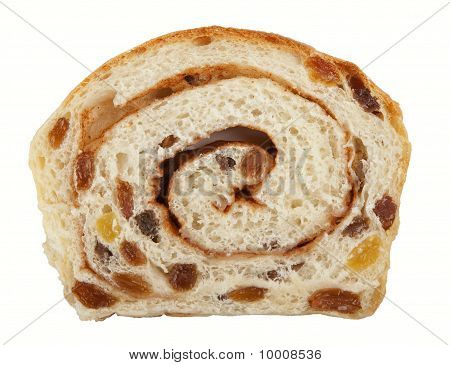 Rolled Cinamon Raisin Bread