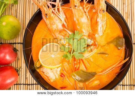 Tom Yum Goong, Thai Hot Spicy Soup Shrimp