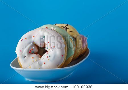 Donuts On Saucer