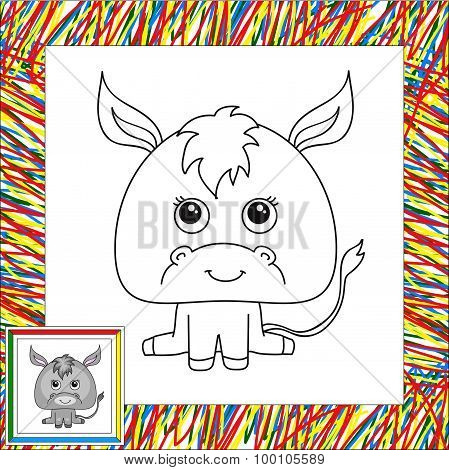 Funny And Cute Donkey