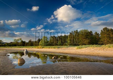Tide at the beach