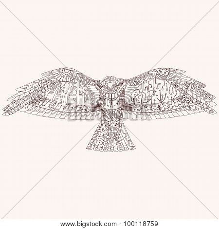Patterned bird