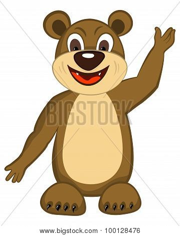 Funny Cartoon Bear