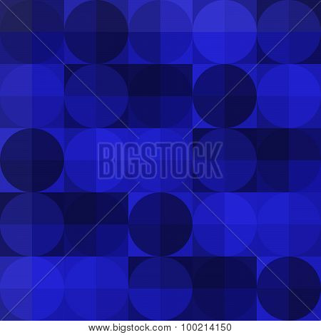 blue geometric seamless pattern