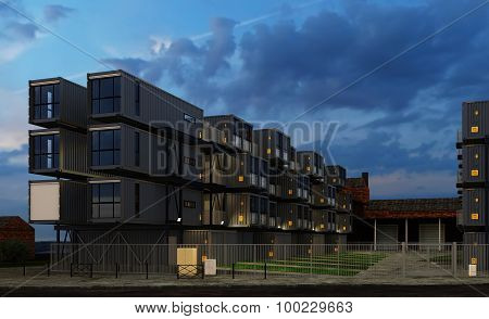 Buildings Photorealistic Render