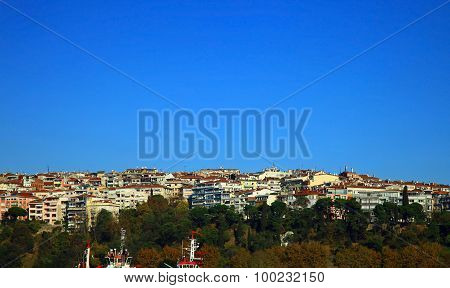 View Of The Uskudar, Istanbul.