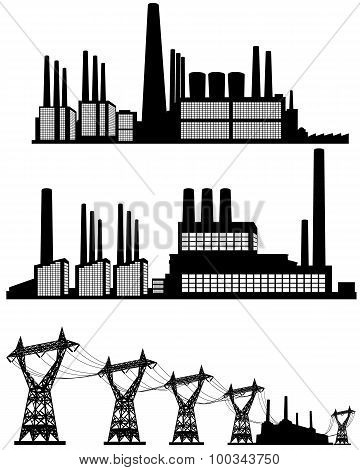 Three Factories Silhouettes