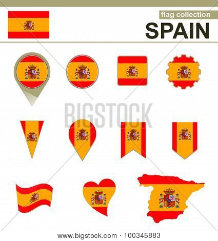 Spain Flag Collection