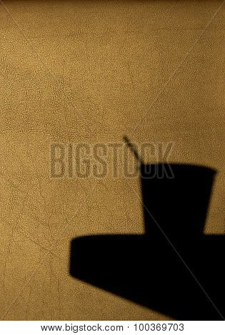 Shadow Of A Coffee Paper Cup On A Table