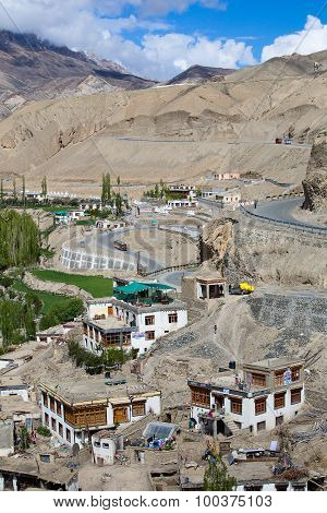 Lamayuru, A Small Tibet Village In Ladakh Valley, India