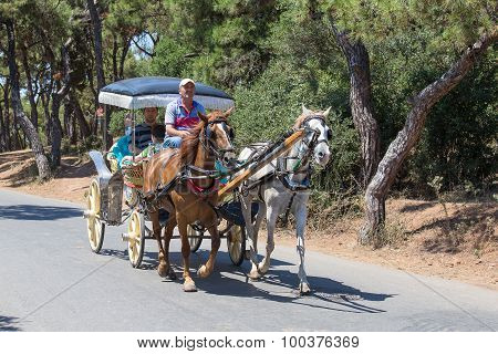 Phaeton In Prince Island Buyukada . Turkey
